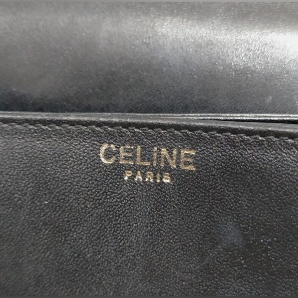 Celine Horse Carriage black leather shoulder bag - Picture 6 of 14